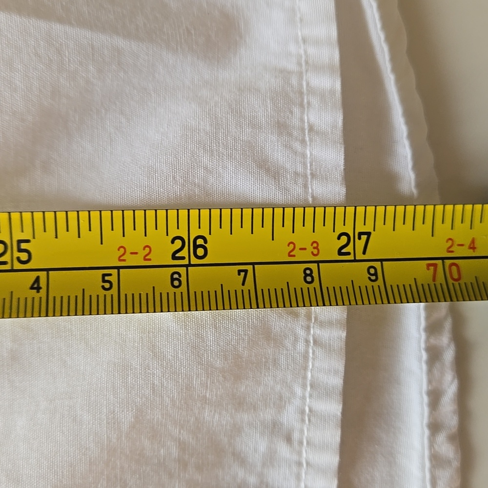 Lauren Ralph Lauren White Button Down Roll Tab Utility Shirt Casual Preppy 1X - Picture 7 of 7